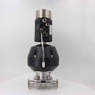 316L不锈钢智能电气智能调节隔膜阀制药洁净管道