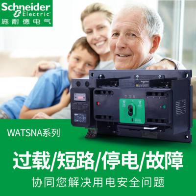 施耐德双电源自动转换开关 WATSGA100A/4P/32A/63A/250/630库存