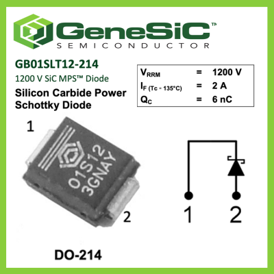 GeneSiCӦGB01SLT12-214 ̼ 1A, 1.2KV, DO-214AA