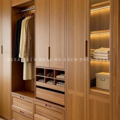 长沙全木家具实木定制,长沙实木房门,衣柜门定制设计施工