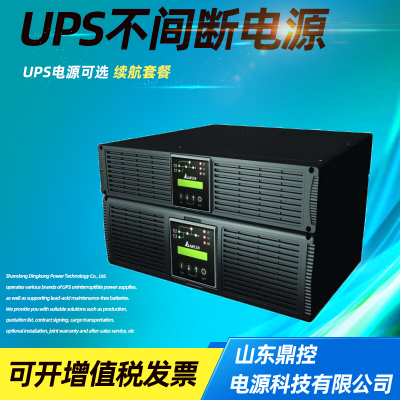 Delta台达R-1K延机机架式UPS不间断电源1KVA900W外接标准电池包或者长延时电池柜风厂控制柜升压站机柜