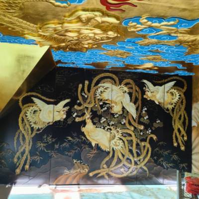 天津徽标贴金 南京金雍艺术装饰供应