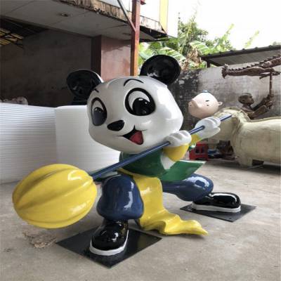 佛山玻璃钢雕塑厂家，名图玻璃钢卡通雕塑工艺品