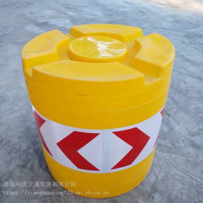 现货供应600*800船型橡胶防撞桶_兰州道路施工警示桶