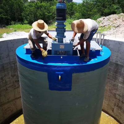 一体化泵站 玻璃钢污水提升泵站 污水管网供水工程配套建设