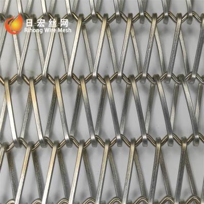 宾馆金属隔断装饰网背景幕墙网酒店网帘不锈钢装饰编织网