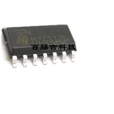 LM324DT SOP-14 原装正品ST 运算放大器IC芯片 集成电路