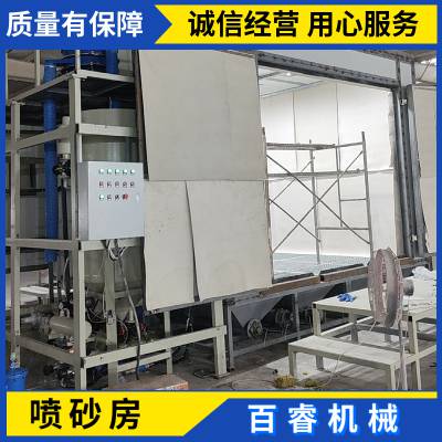 全自动喷砂房 环保喷漆设备 表面除锈清理 支持定制