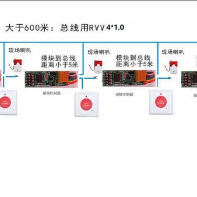 成都维克安一键紧急报警系统 智能报警有线紧急报警