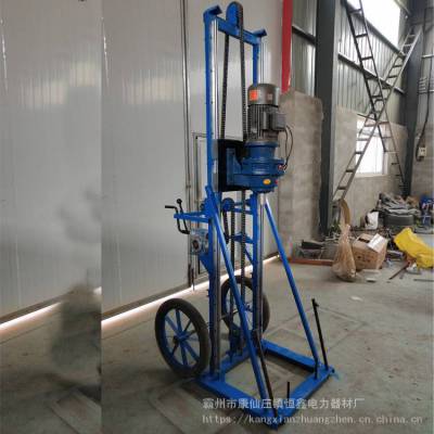 小型光伏地桩打桩机 发电工程旋挖钻孔机器 太阳能光伏桩基钻孔设备