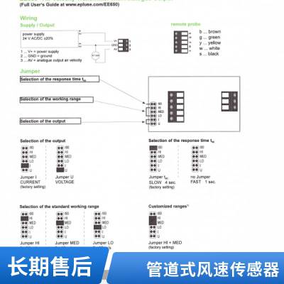 原装EE益加义EE65-VB5 EE650-T2A6L20管道风速变送器风速仪包邮