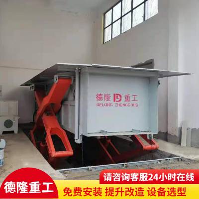 垃圾压缩设备价格 地埋式垃圾收集压缩装置 6立方中转站