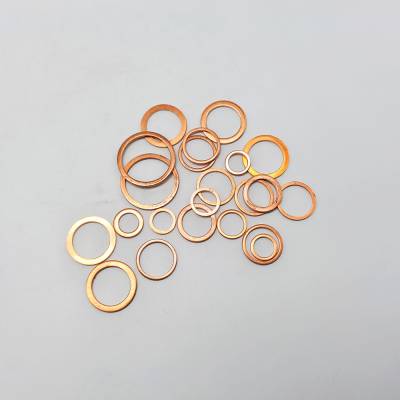 16 * 22 * 1.5 毫米扁平铜垫片环垫圈中国制造的铜垫圈