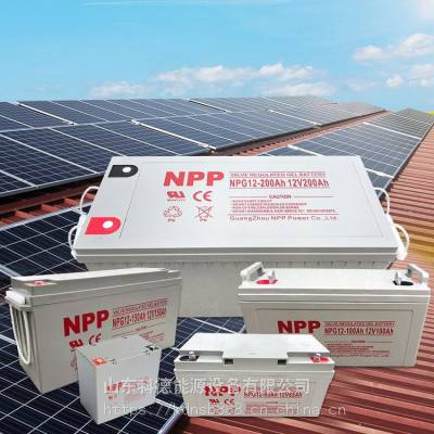 NPP耐普蓄电池12V200AH免维护胶体NPG12-200AH UPS/EPS太阳能专用