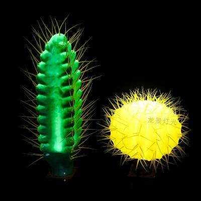 LED仙人掌景观灯LED仙人球景观灯户外亮化仿真植物景观灯公园景区