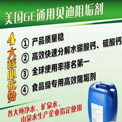 贝迪220膜阻垢分散剂 反渗透阻垢剂 减少微粒堵塞 延长膜使用寿命