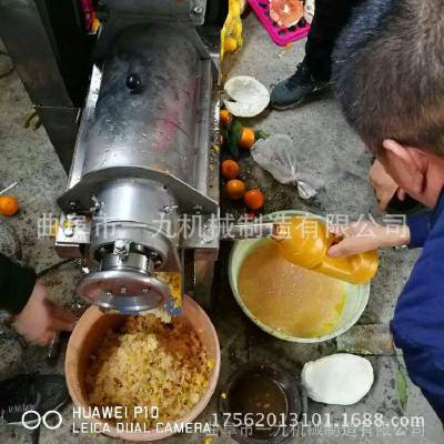 不锈钢水果榨汁机 工业商用大型葡萄苹果榨汁机 高产蔬菜榨汁机