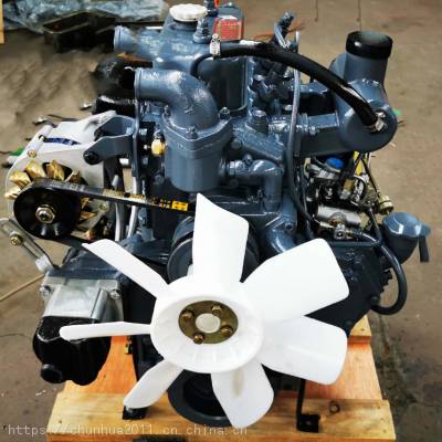 拖拉机用双缸机力佳柴油机2110t带打气泵和助力转向泵35马力2400rpm