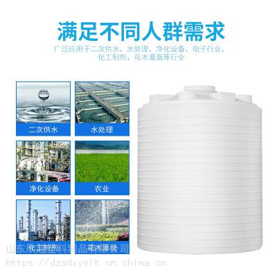10立方盐酸储罐工业耐酸碱塑料罐10吨甲醇储罐10000L水处理塑胶桶