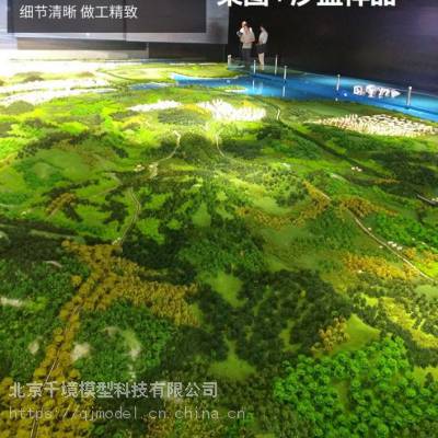 北京山体地形沙盘模型