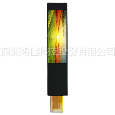 2.3寸长条屏200*480带电容触摸屏贴合总成支持SPI/MCU/QSPI接口