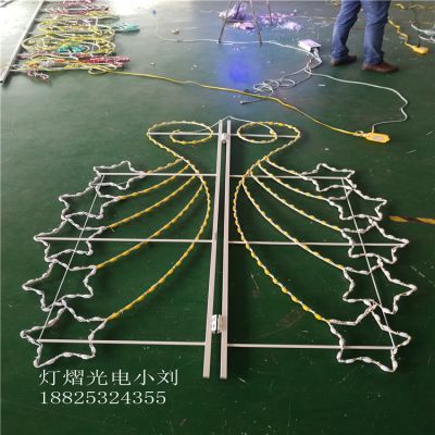 灯熠光电定制 LED路灯杆造型灯 街道美化灯 道路两侧装饰灯