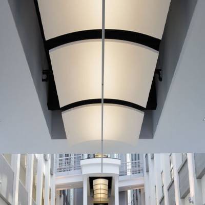 阿姆斯壮玻纤板天绘弧形板1870x1181x30 MM