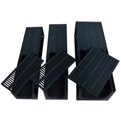 成品u型槽高强度塑料排水沟hdpe排水沟