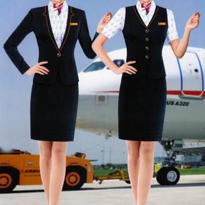 空姐制服女 空姐职业装女 空姐服装 高铁乘务员制服