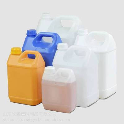 东平***5公斤塑料桶厂家 威海5L扁方桶制造厂 山东欣越塑料制品