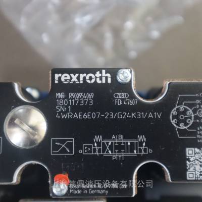 R900954069 4WRAE6E07-23/G24K31/A1V 德国REXROTH力士乐比例阀