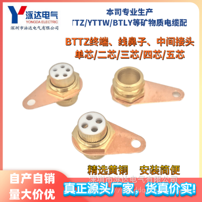 BTTZ/BTTYZ矿物电缆头供应BTTZ五芯矿物绝缘终端头5*6现货包邮