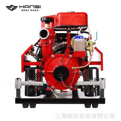 便携式森林灭火泵 汽油机2.5寸消防泵HS25FX