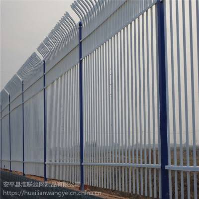小区外墙护栏 公园墙体防护栅栏 锌钢围墙栏杆
