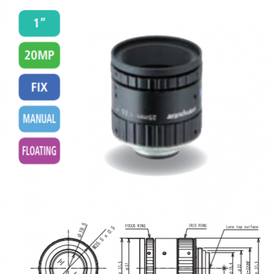 M2528-MPW3 Computar MPW3ϵ 2/3Ӣ600ػӾͷ