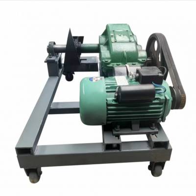 柴油动力树叉劈木机 立卧两用圆木劈材机 牵引移动式液压拆树机