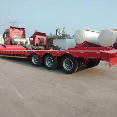 13米高低板高栏挂车图片实时报价