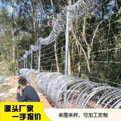 湖北恩施刺绳围栏网 刀刺网隔离网