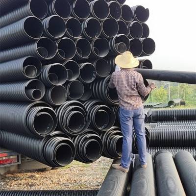 湖北恩施HDPE钢带管增强缠绕管聚乙烯管钢带管的重要性