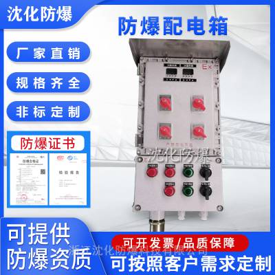 污水处理设备防爆配电箱 IP55粉尘照明动力控制箱 插座箱