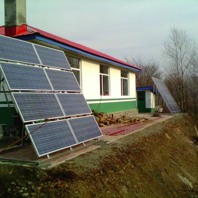 农村户用光伏发电实太阳能供电全套系统离网储能电站