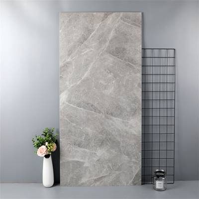 浅灰色通体大理石瓷砖厂家大理石地板砖家装工程用砖