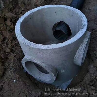 中达预制水泥检查井厂家 生产排水检查井 型号全