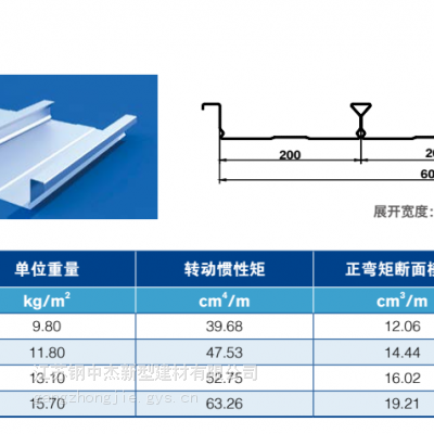 楼承板YXB48-200-600(B) Q345B建筑钢承板 强度可定 加工厂家