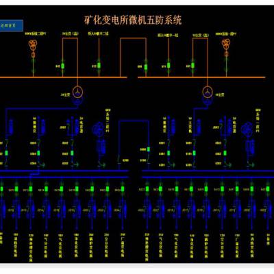 安科瑞 Acrel-2000WF  智能微机五防监控系统