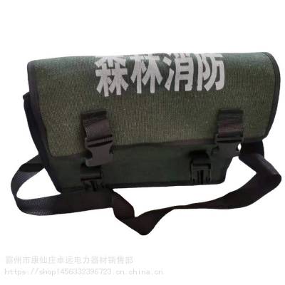 森林消防便携背包绿色森林消防斜挎包消防员山林巡逻包支持定制