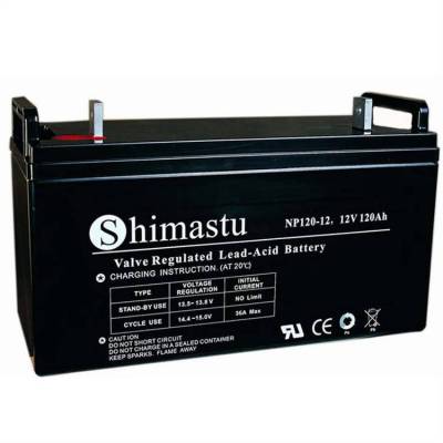 Shimastu蓄电池NP120-12免维护铅酸蓄电池12V120AH UPS/EPS配电柜