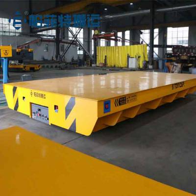 轨道绝缘胶轮平车电动平台车厂家铸铝重型平板车价格