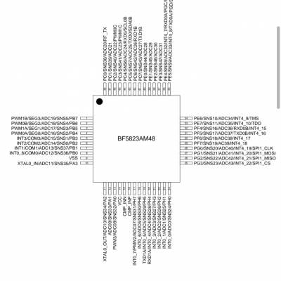 BF5823AM48比亚迪指纹锁芯片全新全装代理渠道长期供应