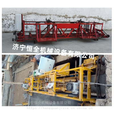 内蒙古牧场机械式拉纹机 混凝土开槽割缝机 牛舍拉纹大耙子